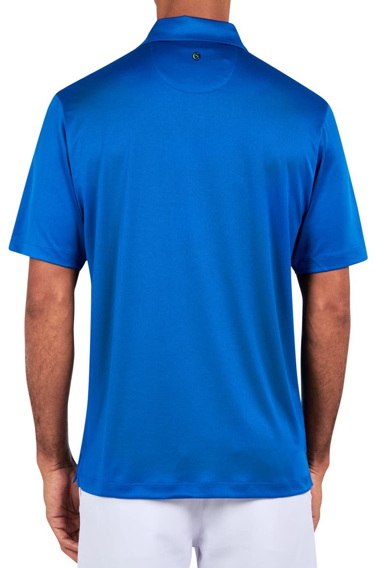 Regular Fit Solid Recycled Performance Golf Polo, Alternate, color, BLUE