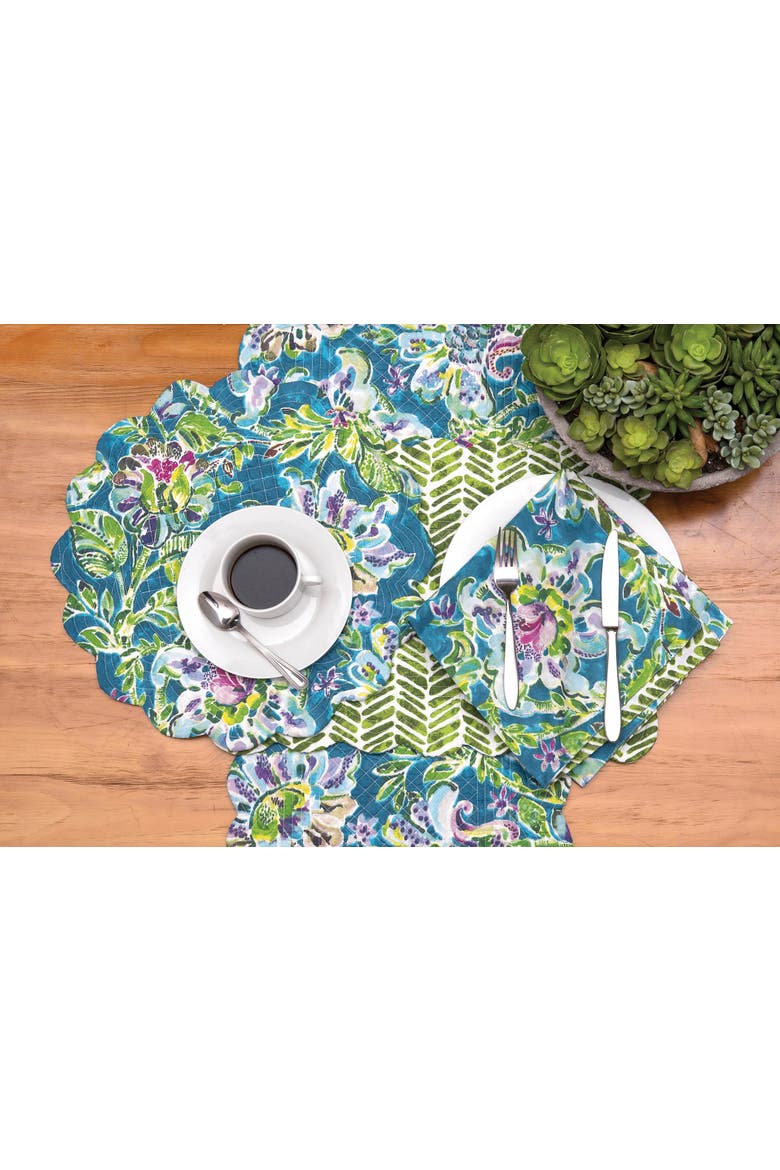 Violet Napkin, Alternate, color, Blue