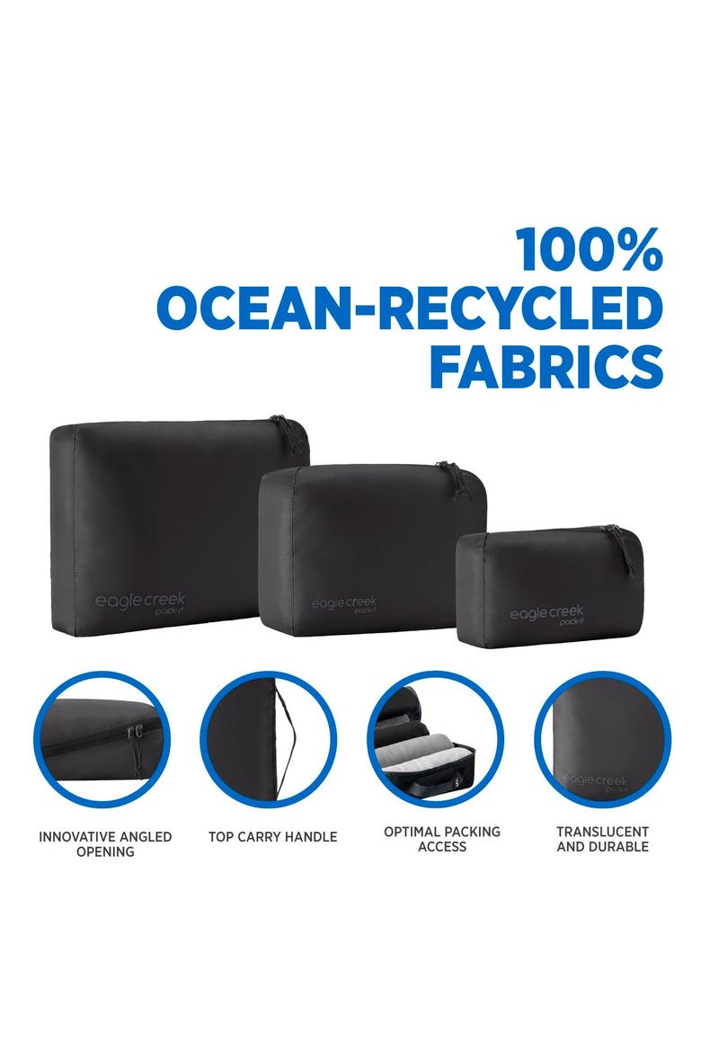 Pack-It Isolate Cube Set XS/S/M, Alternate, color, Black