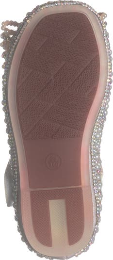 Kids' Faux Pearl Embellished Mary Jane Flat