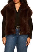 Sanctuary Silky Faux Fur Vest