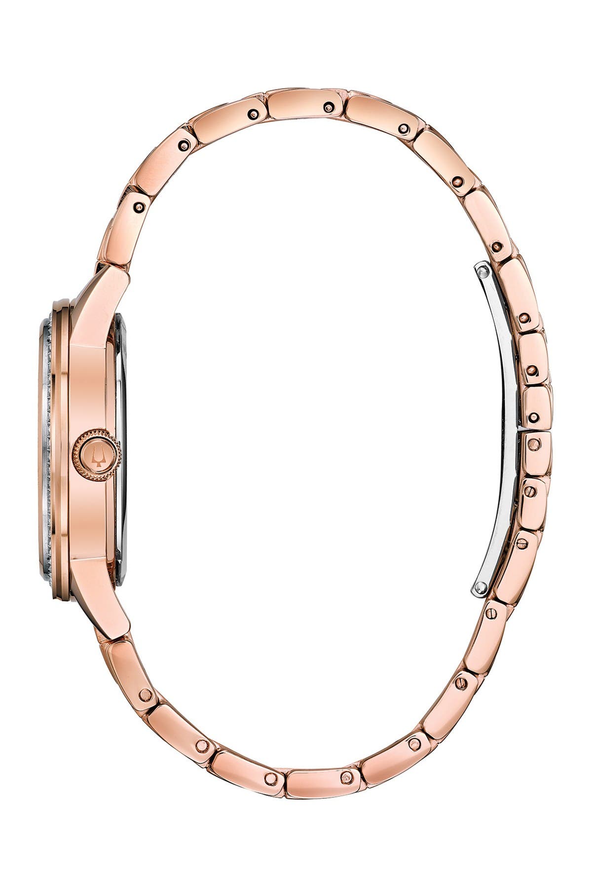 BULOVA Women's Turnstyle Crystal Accent Watch, 32.5mm (Women ...