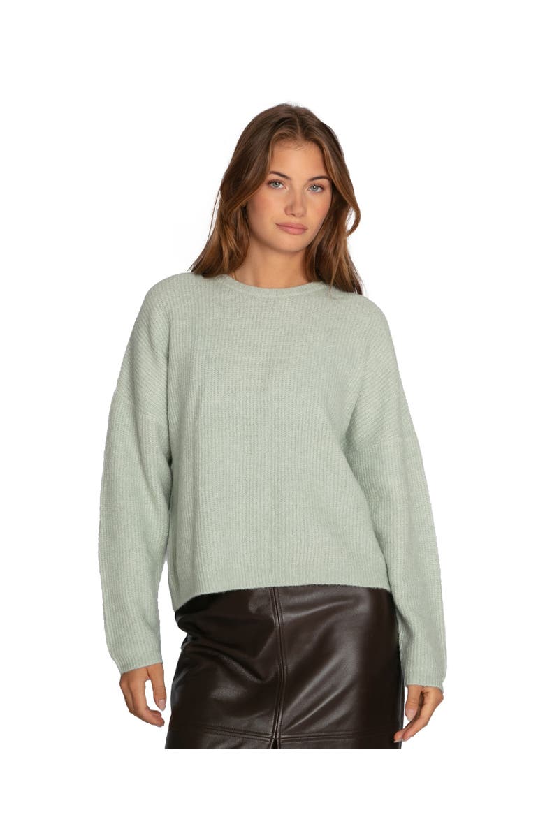 Wrap Me Up Scarf Sweater, Alternate, color, Light/Pastel Green