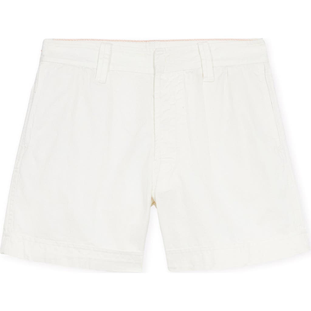 Fortela Bedford Cotton Bermuda In White