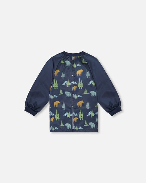 Deux Par Deux School Apron Animal In Multi