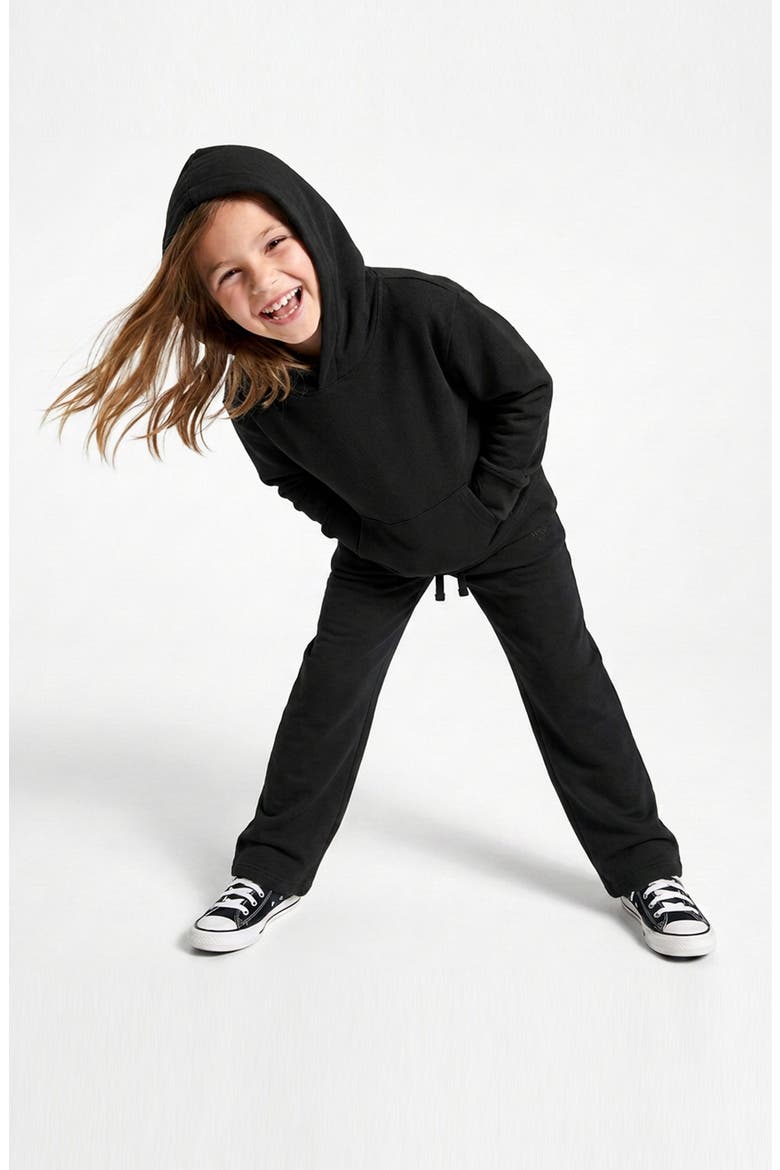 Organic Cotton Pullover Pocket Hoodie, Alternate, color, Black