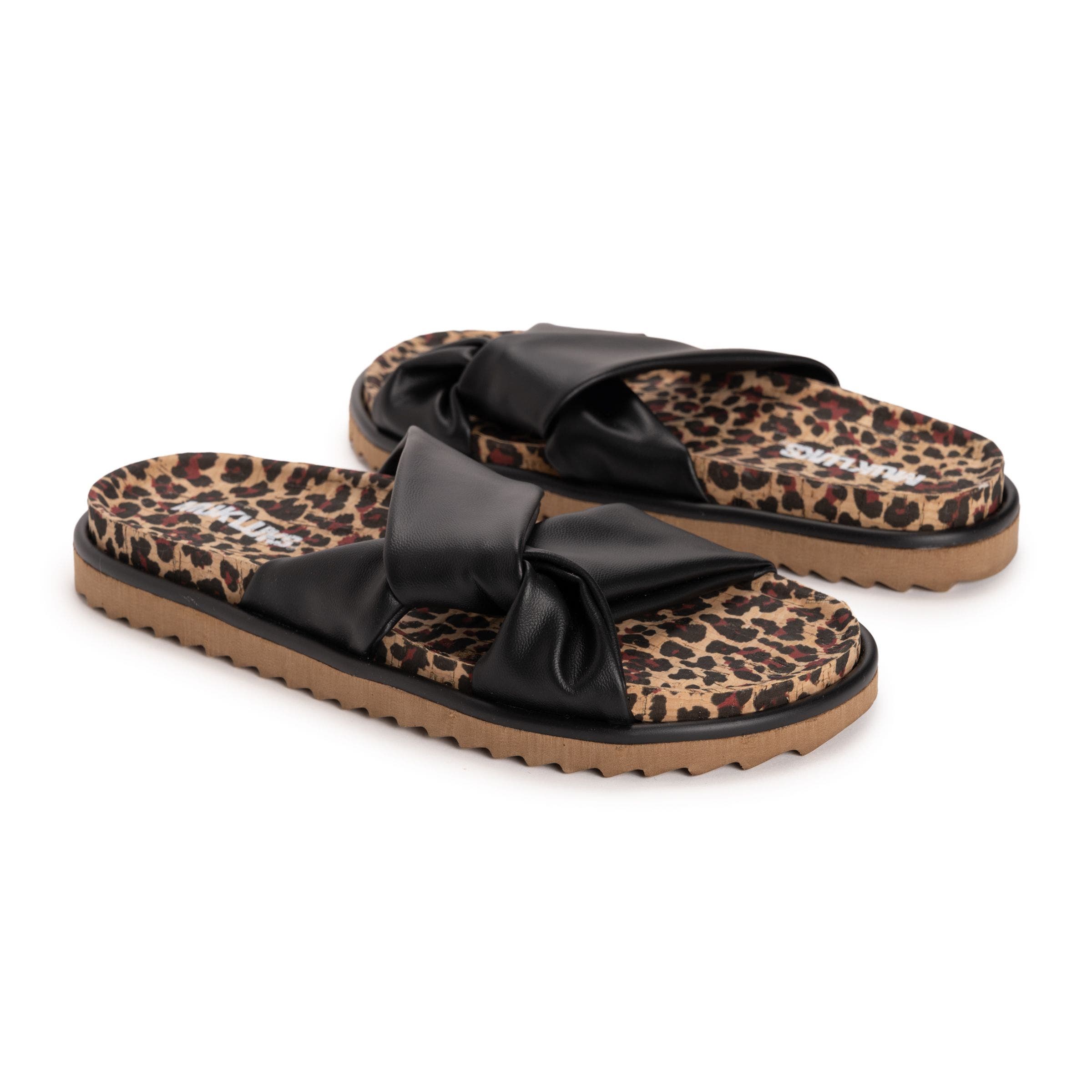 MUK LUKS Jazmine Sandal, Alternate, color, Black