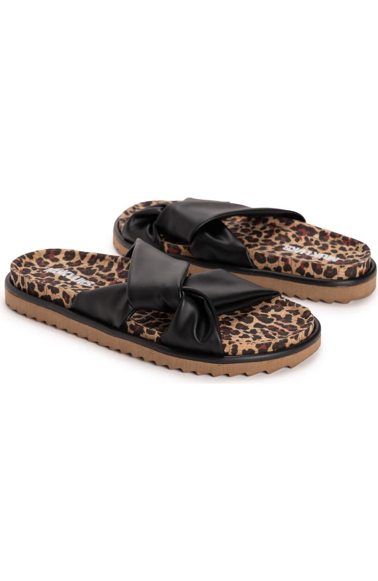 MUK LUKS Jazmine Sandal, Alternate, color, Black