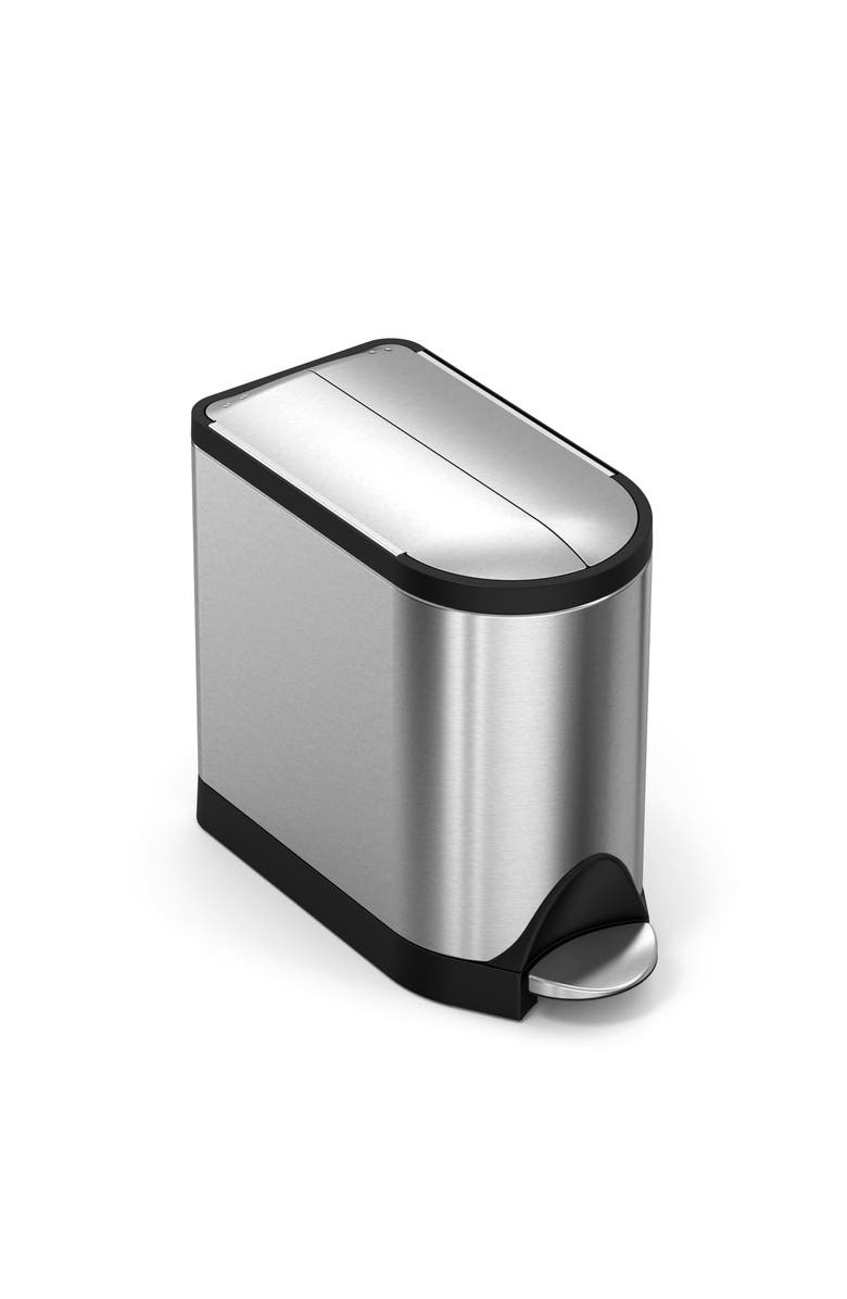 simplehuman 10L Butterfly Step Trash Can, Main, color, 