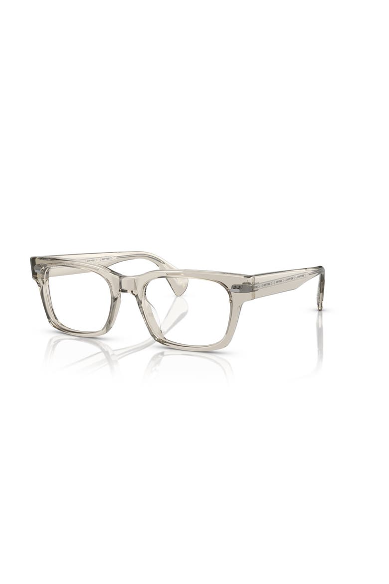 54mm Square optical glasses, Main, color, Grey