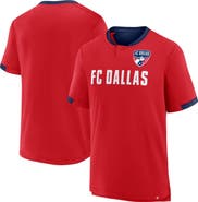 FANATICS Men's Fanatics Red FC Dallas Stoppage Time Striker T-Shirt