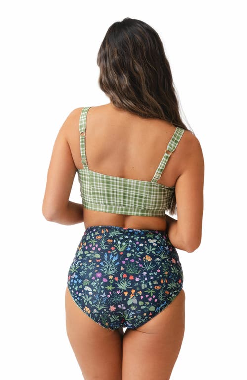 Lime Ricki Swimwear Reversible Ultra High-waist Bottom