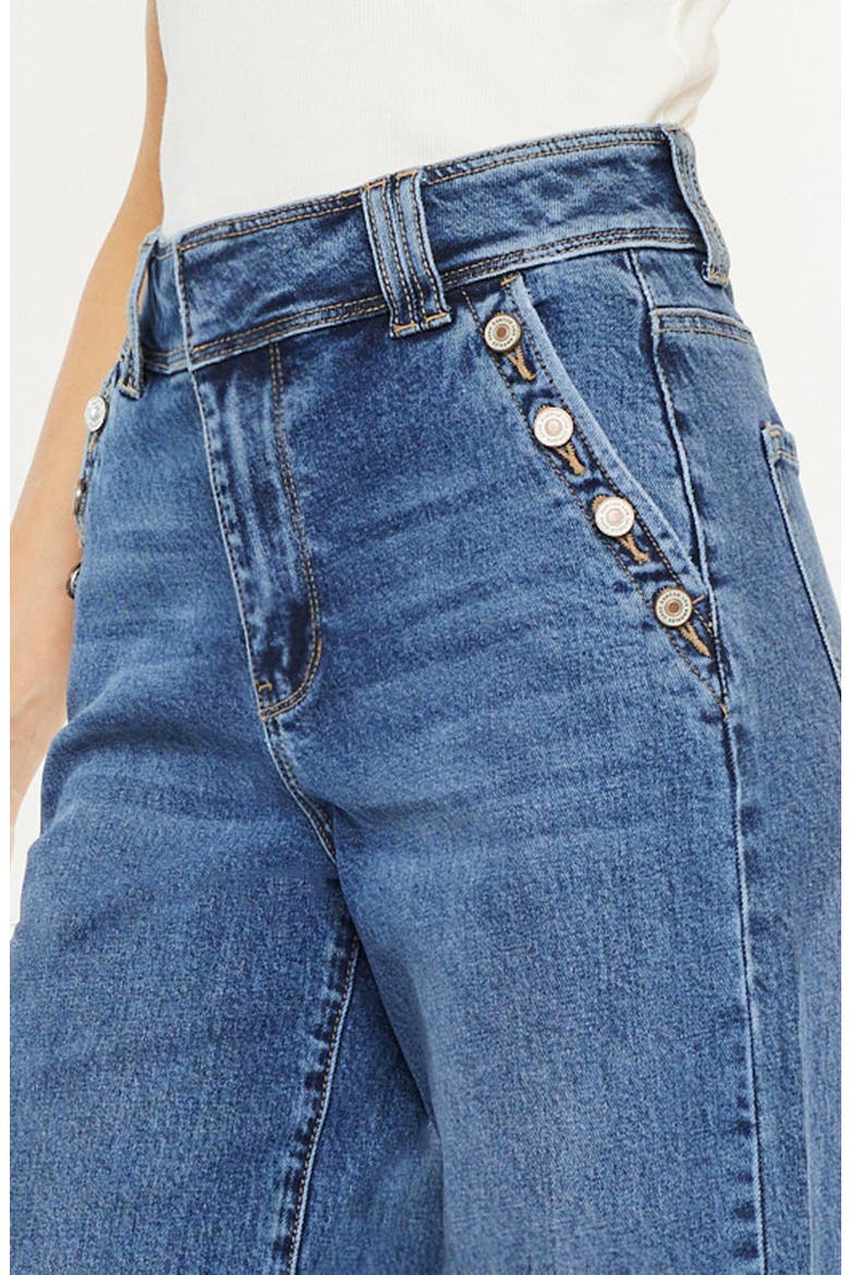 Westwood Ultra High Rise Wide Leg Jeans, Alternate, color, Dark Wash