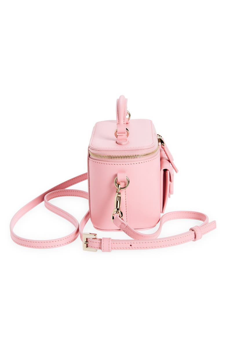 Valentino Garavani Lòco Leather Vanity Case, Alternate, color,