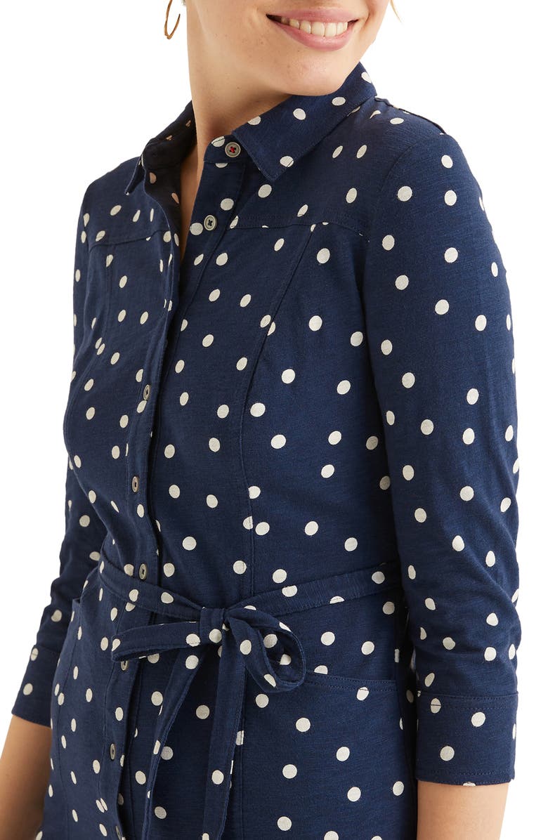 Boden Tara Jersey Shirtdress, Alternate, color,