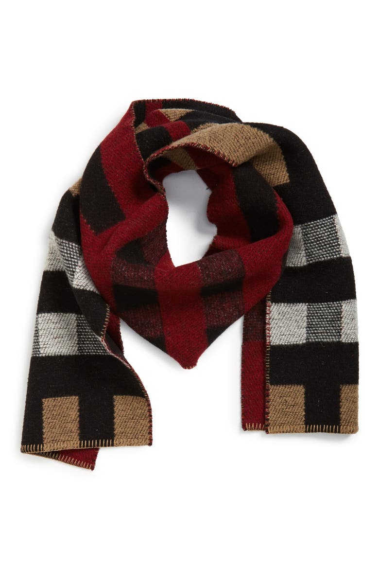 Mega Wool & Cashmere Blanket Scarf, Main, color, HOUSE CHECK