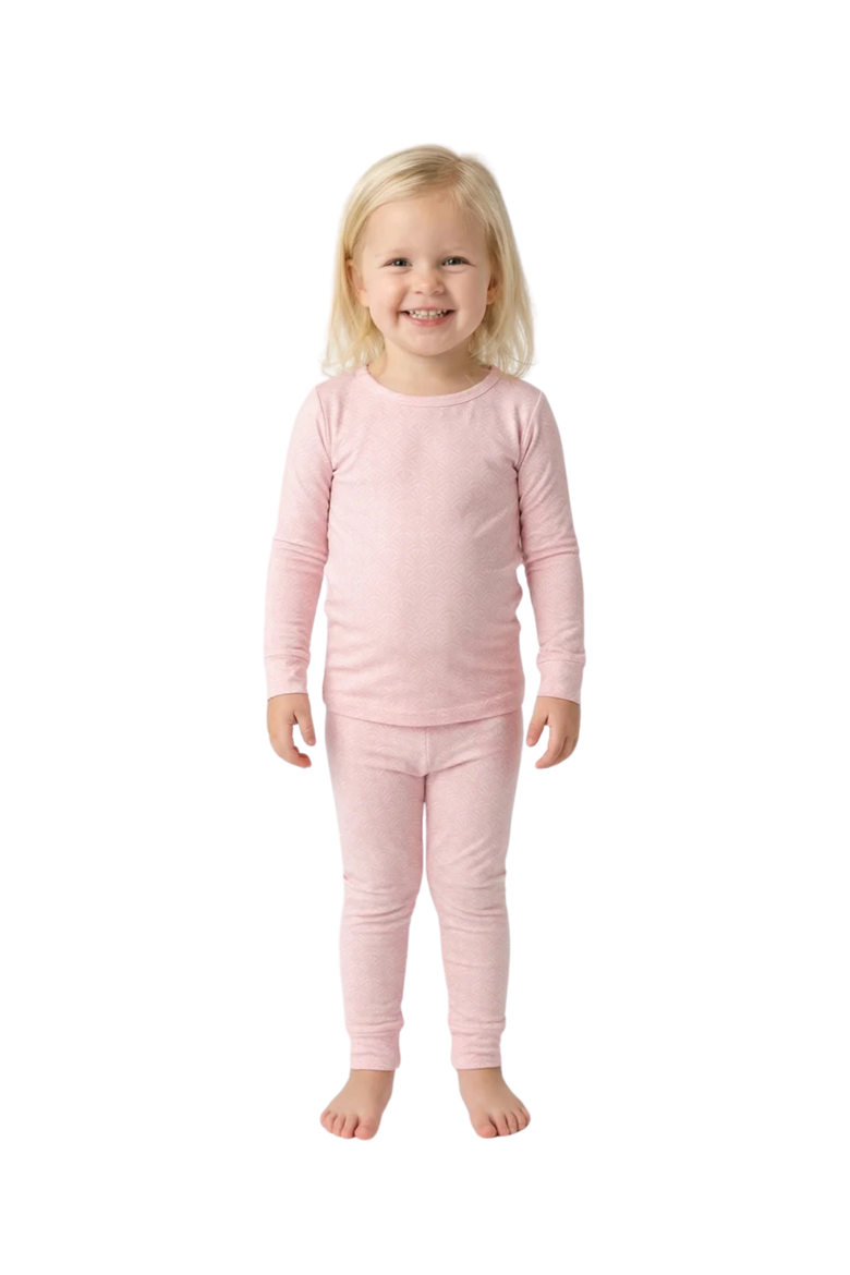 Long Sleeve and Pants Pajama Set, Main, color, Pink Symphony