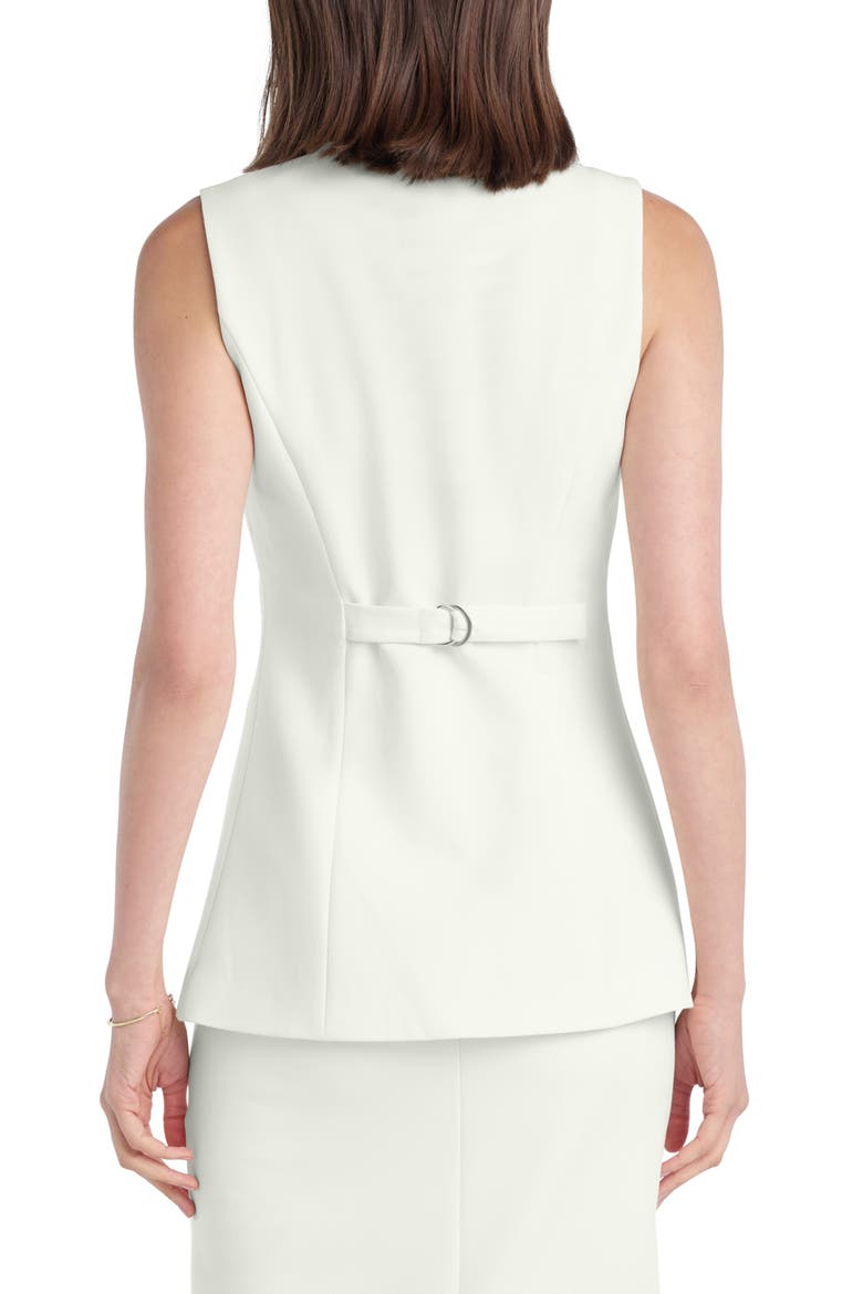 The Rachel Asymmetric Vest, Alternate, color, PEARL