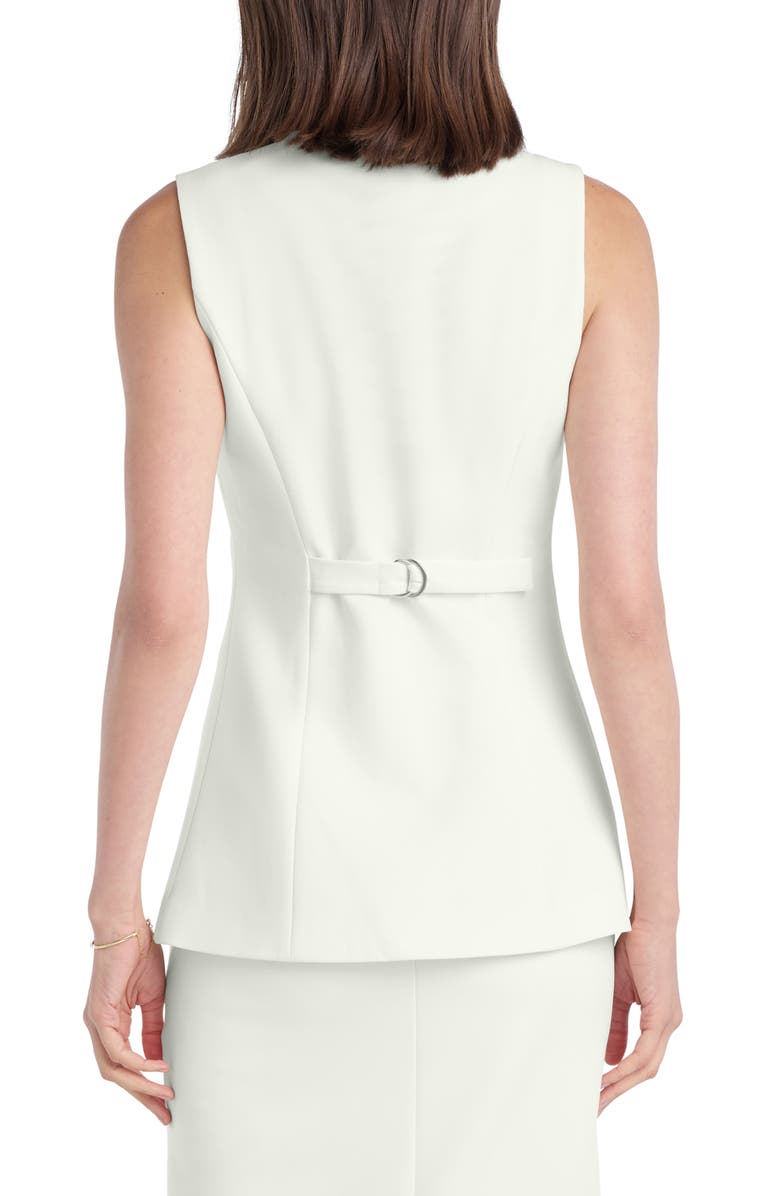 Favorite Daughter The Rachel Asymmetric Vest, Alternate, color, Pearl