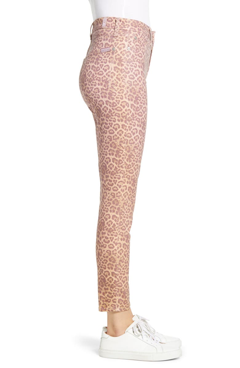 7 For All Mankind <sup>®</sup> The High Waist Ankle Skinny Jeans, Alternate, color,