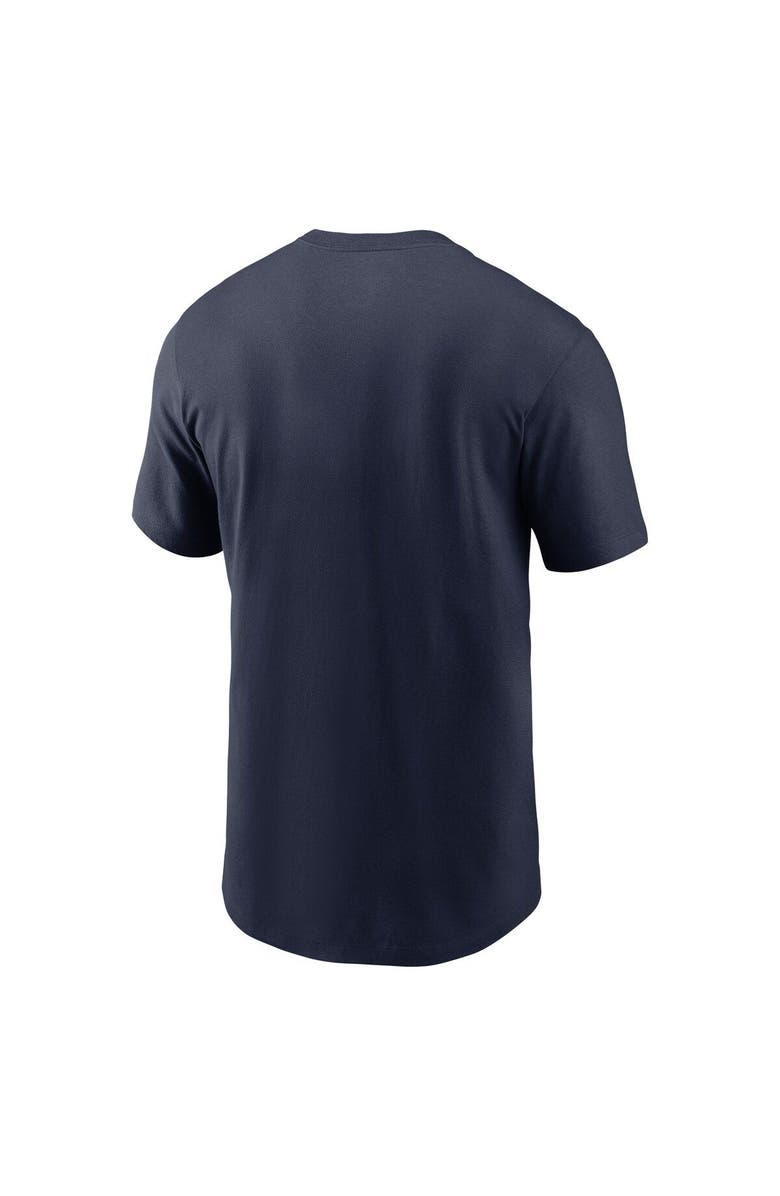 Nike Men's Nike College Navy Seattle Seahawks Essential Blitz Lockup T-Shirt, Alternate, color, Navy