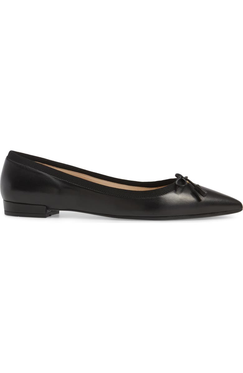 Prada Pointy Toe Flat, Alternate, color,