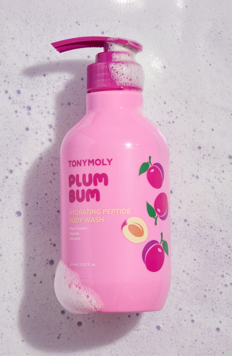 TONYMOLY Plum Bum Hydrating Peptide Body Wash, Alternate, color, Pink