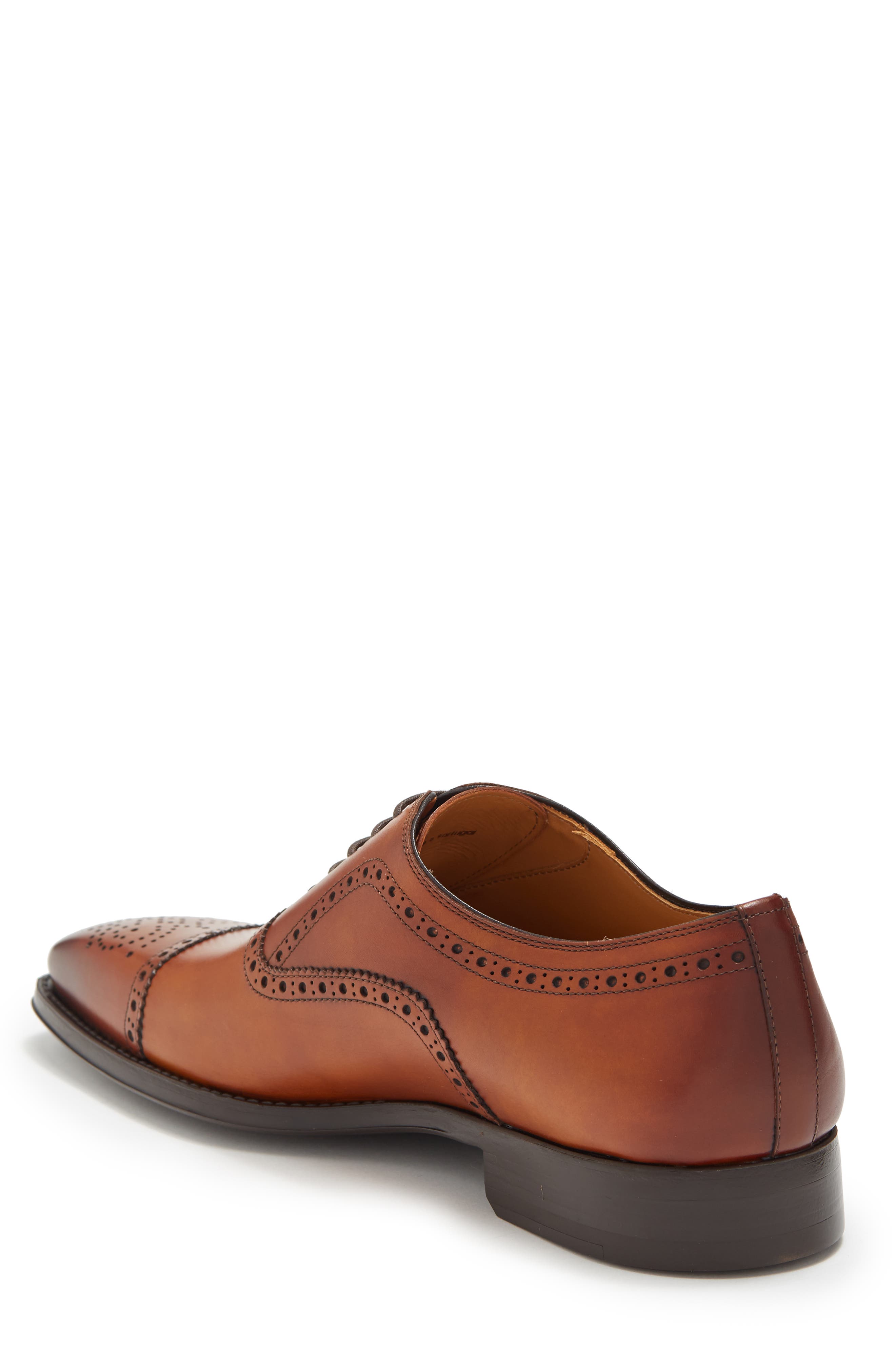 Magnanni Galen Cap Toe Oxford, Alternate, color, Cuero