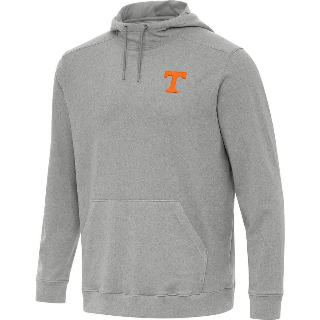 Antigua Heather Gray Tennessee Volunteers Cloud Pullover Hoodie