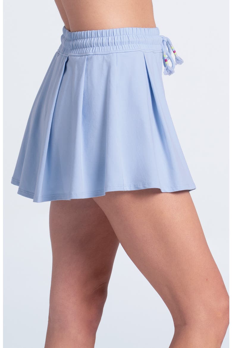 Womens' Pima Skirt, Alternate, color, Crystal Blue