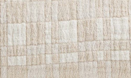 Parachute Modern Check Organic Cotton Jacquard Duvet Cover In Neutral