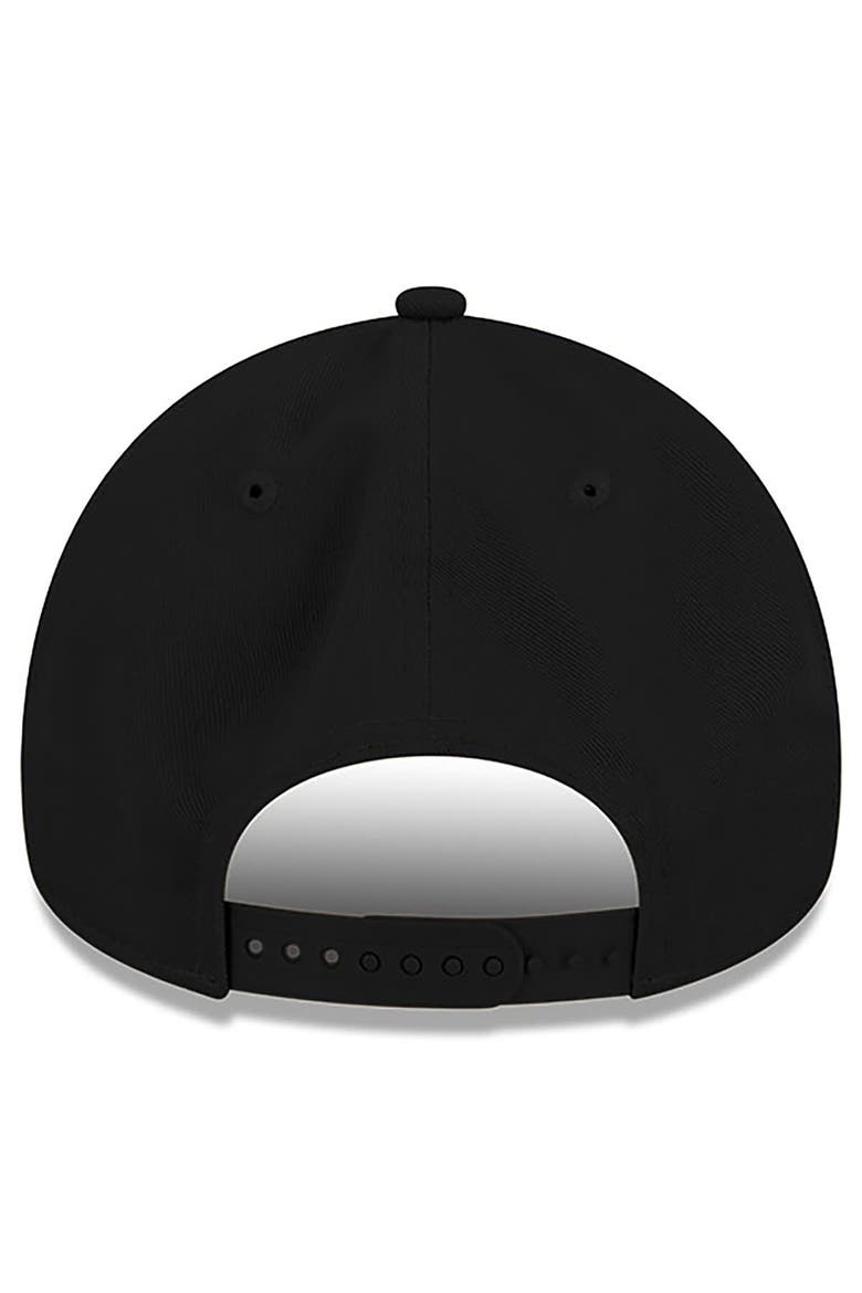 Men's New Era Black Tyler Reddick  9FORTY A-Frame Patch Adjustable Hat, Alternate, color, Black