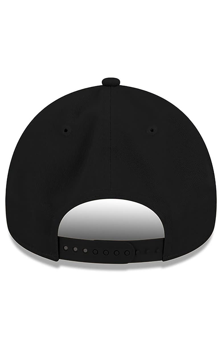 New Era Men's New Era Black Tyler Reddick  9FORTY A-Frame Patch Adjustable Hat, Alternate, color, Black