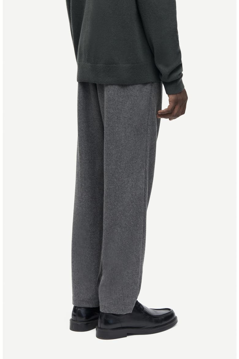 Sabertil Wool Blend Trousers, Alternate, color, DARK GREY