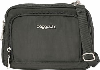 Baggallini Trifecta Wallet RFID Crossbody - Sterling Shimmer