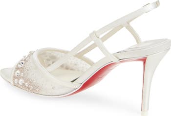Miss Z Crystal Embellished Slingback Sandal
