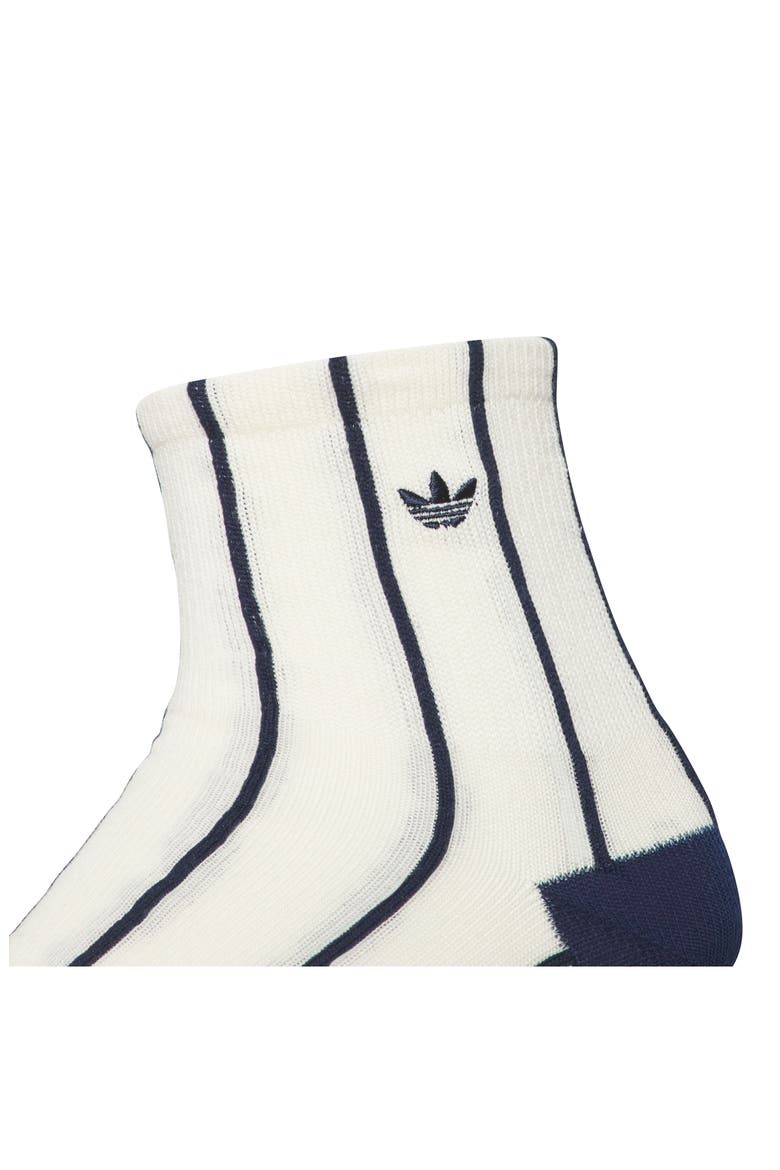 Originals Pack of 3 Quarter Socks, Alternate, color, VANILLA YELLOW/ INDIGO/ RED