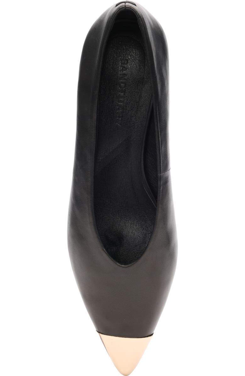 Sanctuary Manda Cap Toe Kitten Heel Pump, Alternate, color, Black