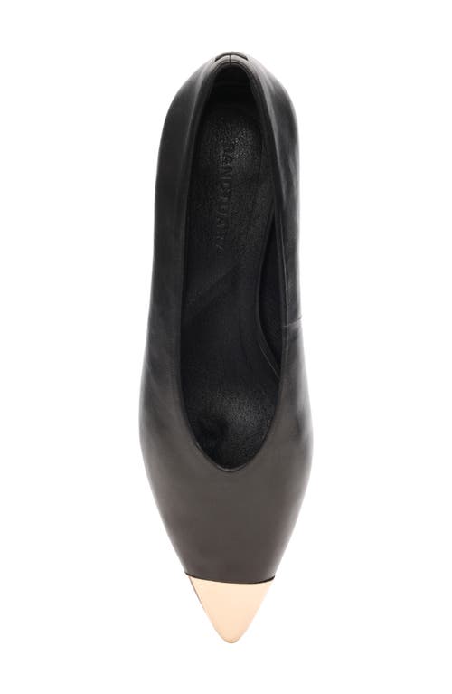 Sanctuary Manda Cap Toe Kitten Heel Pump In Black