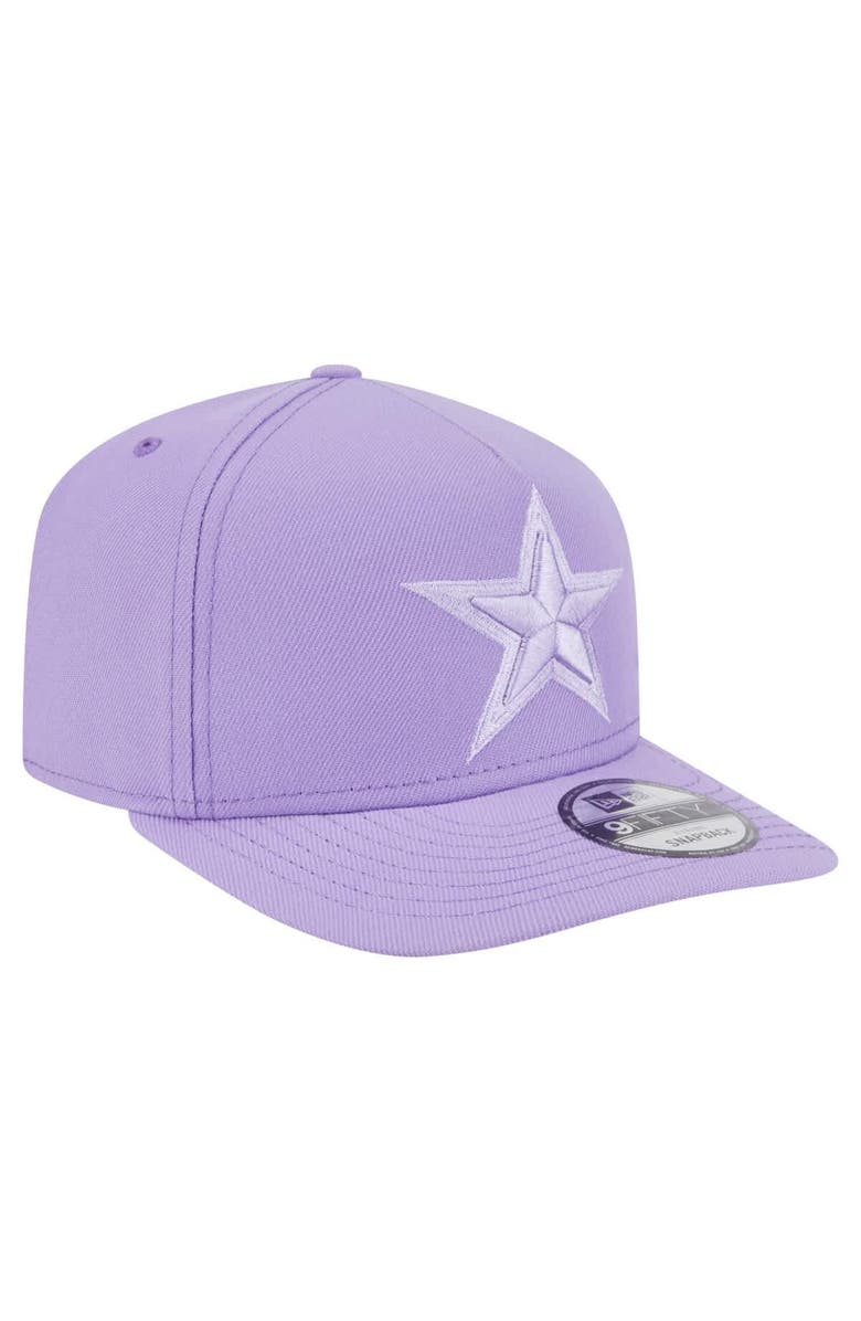 New Era Men's New Era Light Purple Dallas Cowboys Color Pack 9FIFTY Snapback Hat, Alternate, color, Light Purple