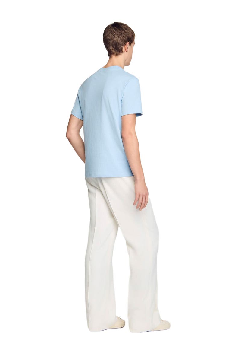 T-shirt with double S patch, Alternate, color, Sky blue