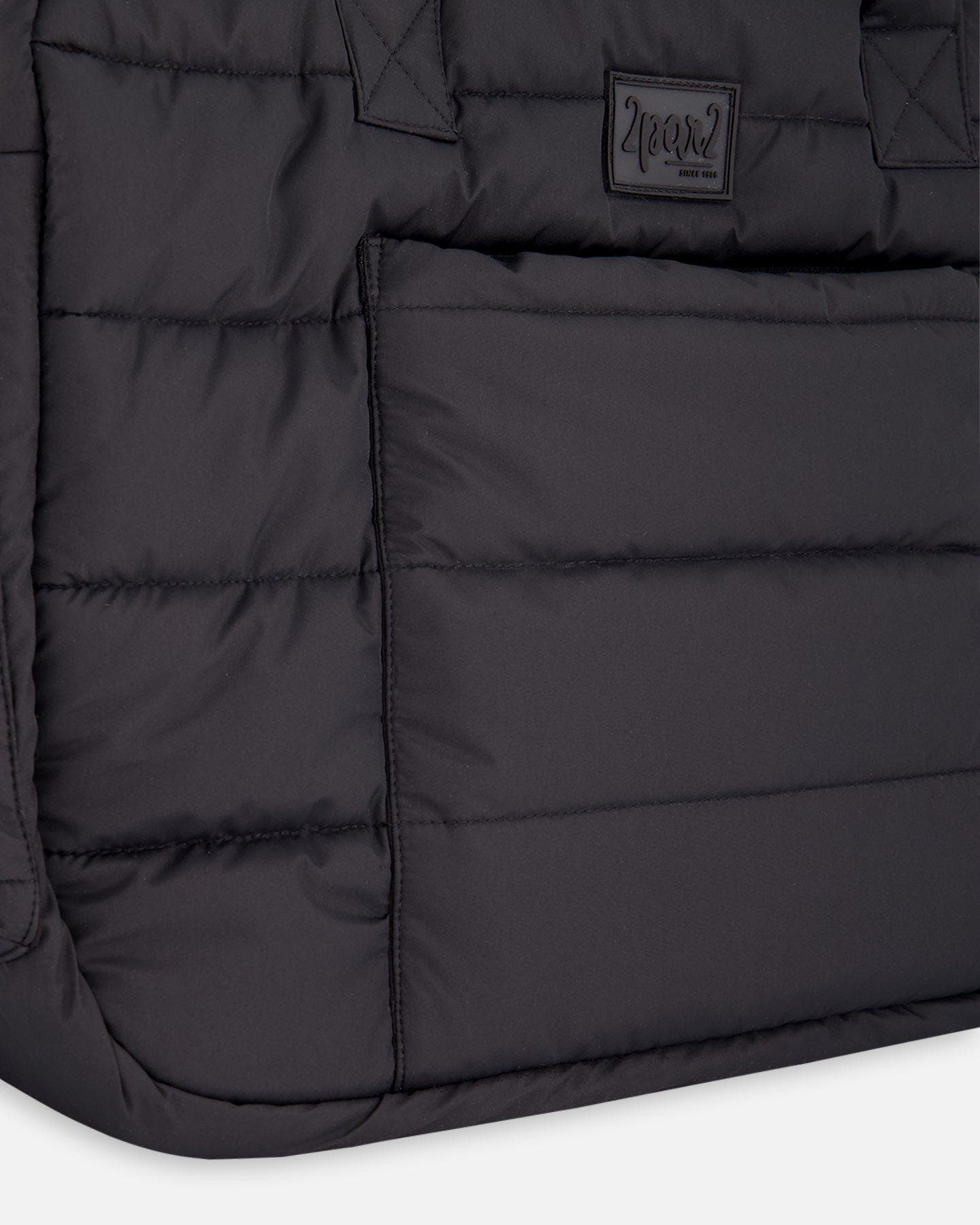 Deux par Deux Diaper Bag, Alternate, color, Black