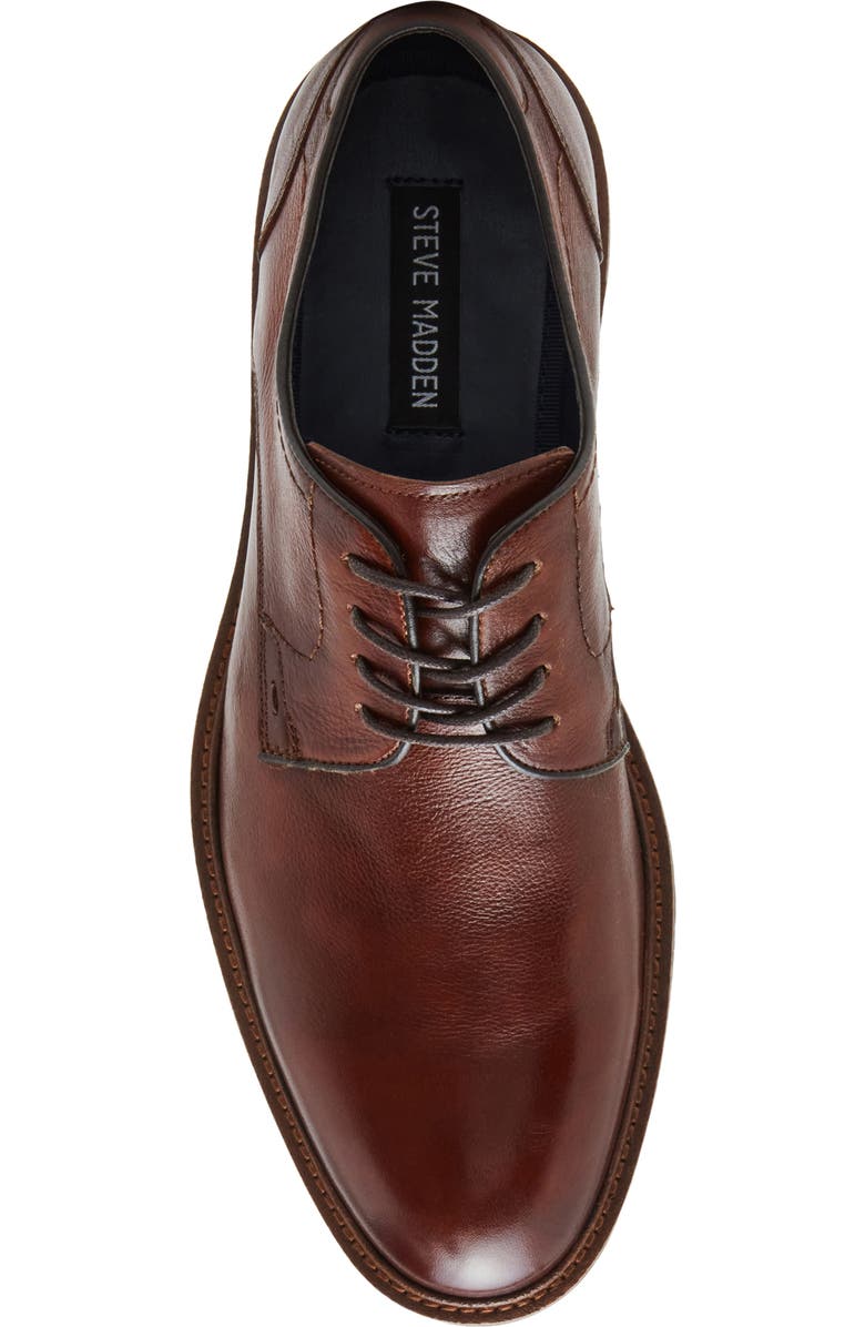 Steve Madden Aeden Derby, Alternate, color, Cognac