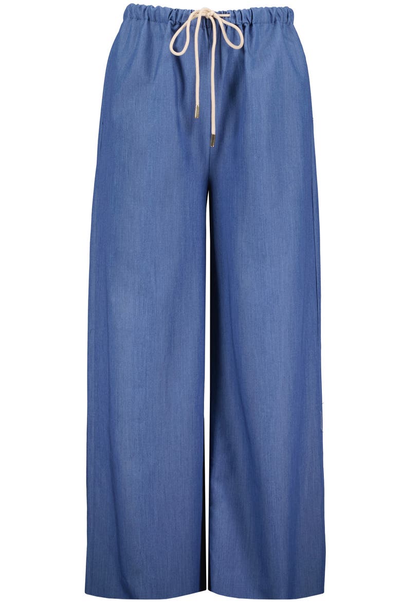 Sporty Drawstring Pant, Alternate, color, Azure Tencel