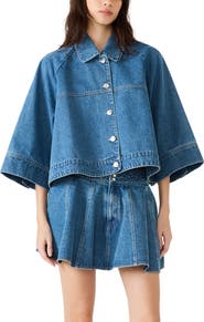 Steve Madden Rhode Denim Swing Jacket