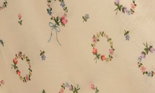 For Love & Lemons Midsummer Floral Sundress In Neutral