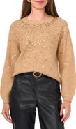 Vince Camuto Sequin Crewneck Sweater
