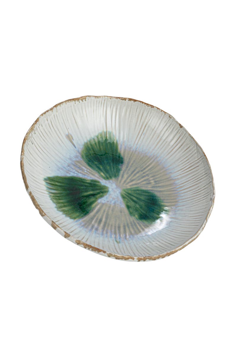 Storied Home Bowl with Reactive Crackle Glaze, Main, color, White