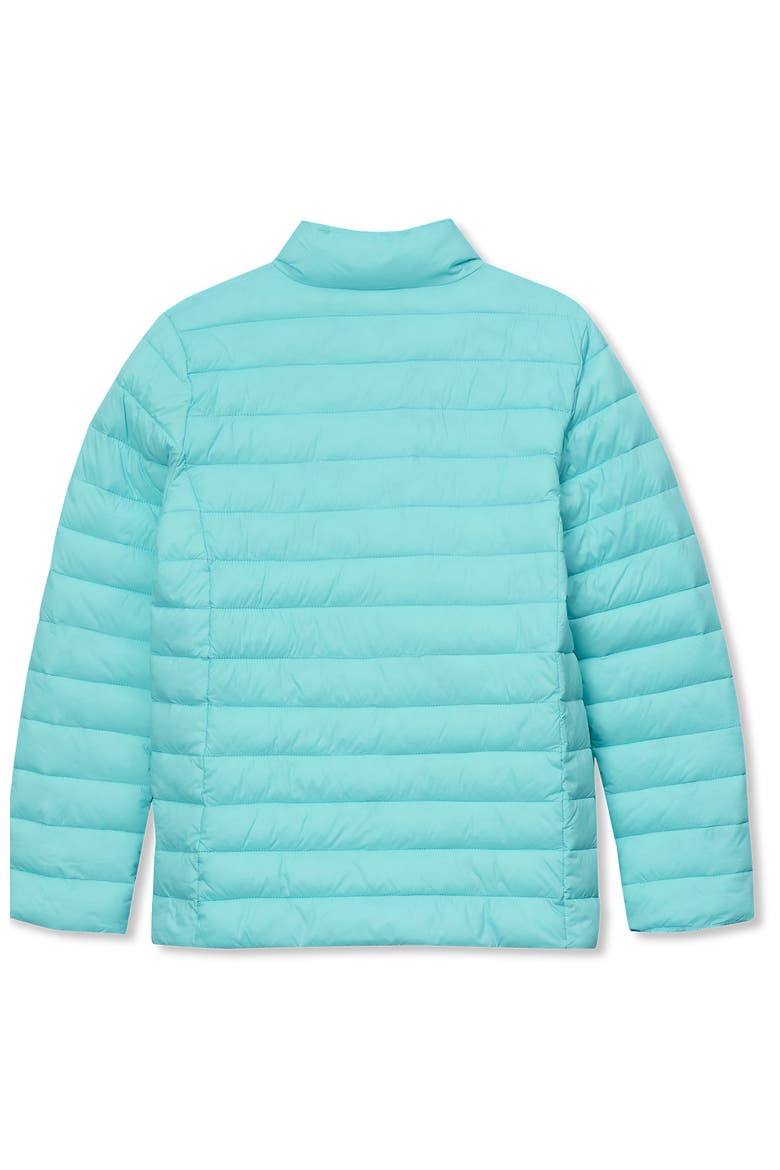 Kids Insulated Down Alternative ThermoPlume Jacket, Alternate, color, Aqua Splash
