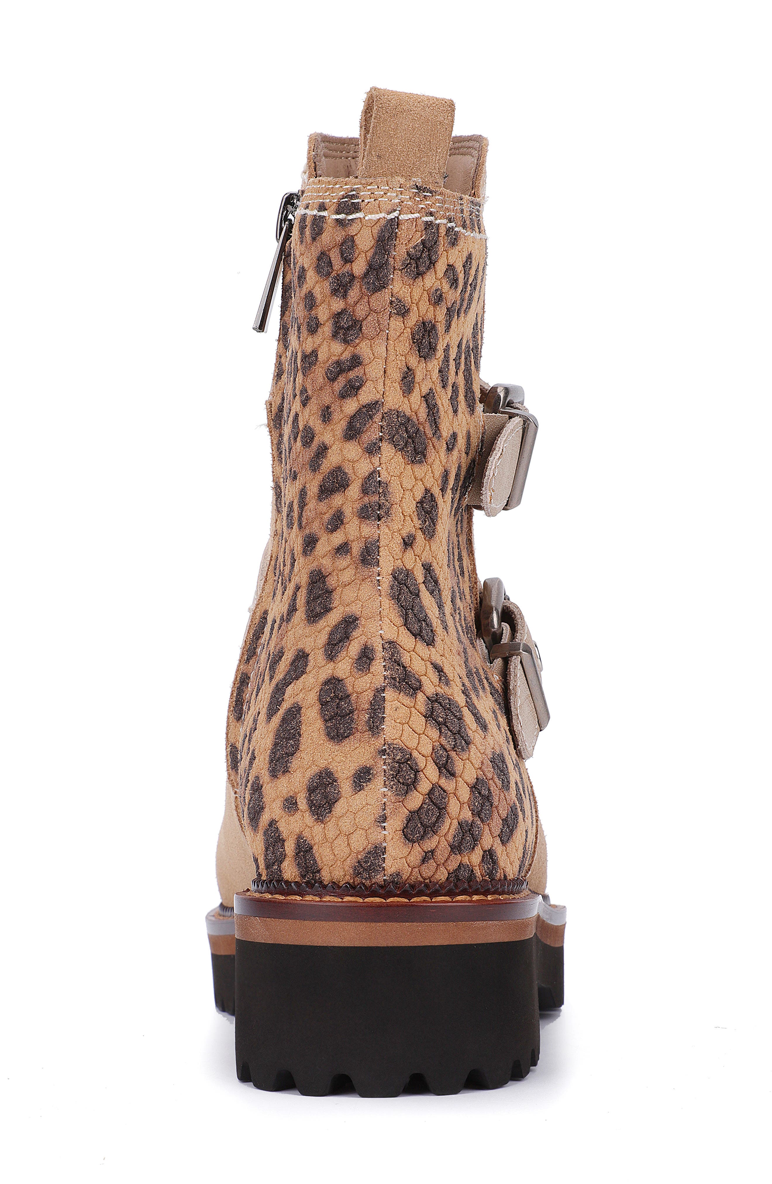 Curtis Buckle Bootie, Alternate, color, SAND/ CHEETAH
